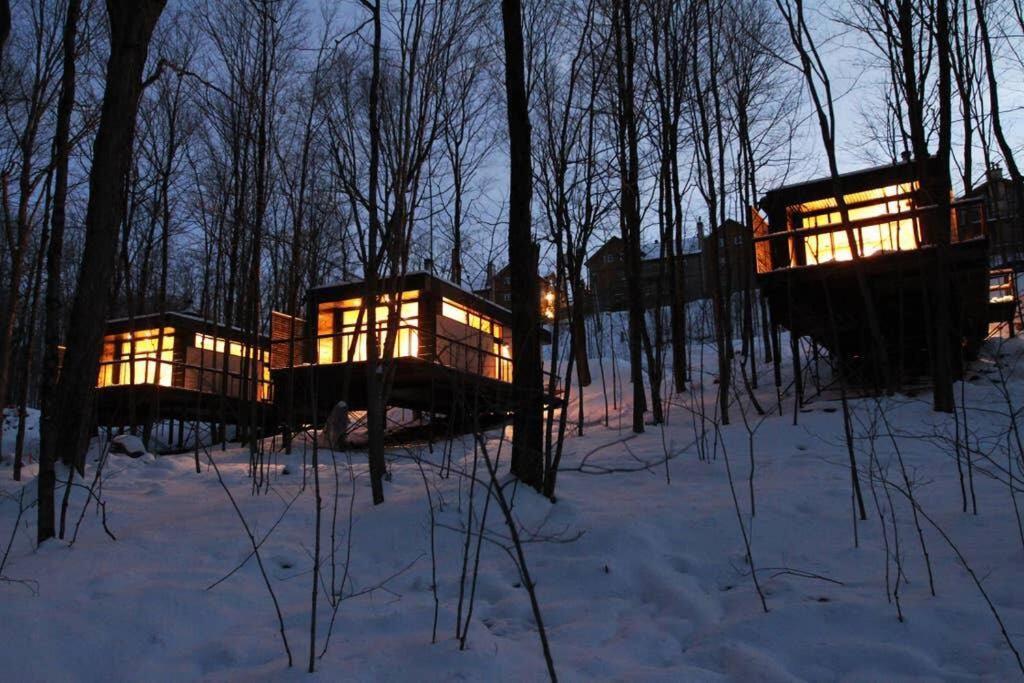 Cabin Sutton 252 - En Harmonie Avec La Nature! Villa Luaran gambar